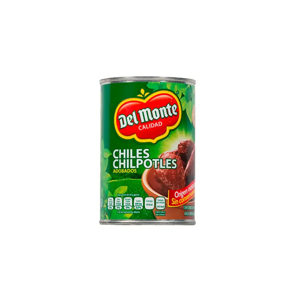 Chile Chipotle en lata Pieza 400 gr 