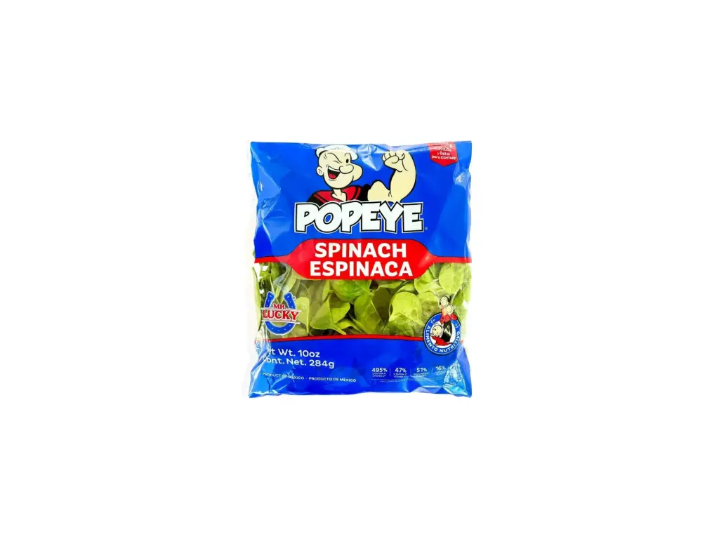 Espinaca Popeye Bolsa 284 g