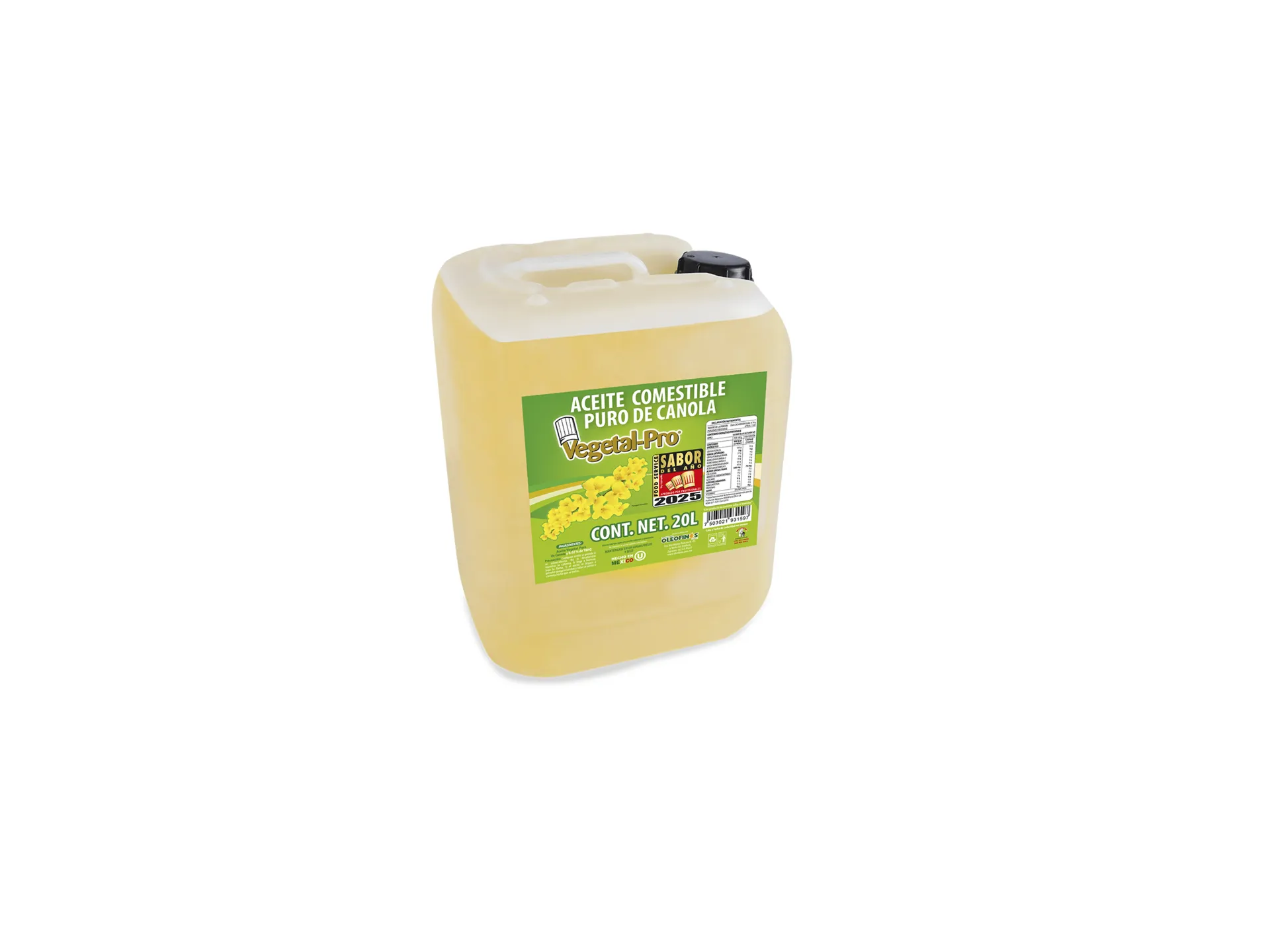 Aceite Comestible Puro de Canola 20 Lt