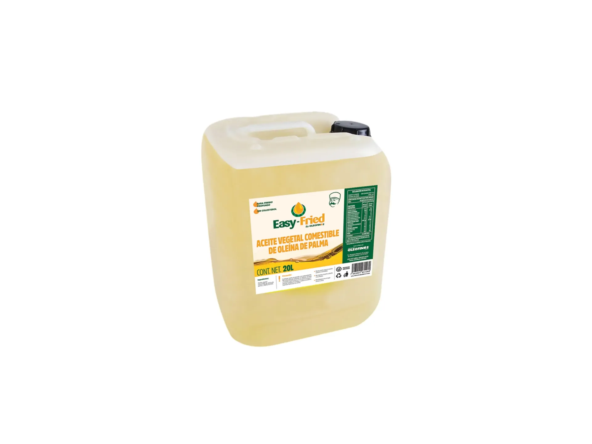 Aceite Vegetal Comestible de Oleína de Palma 20 Lt