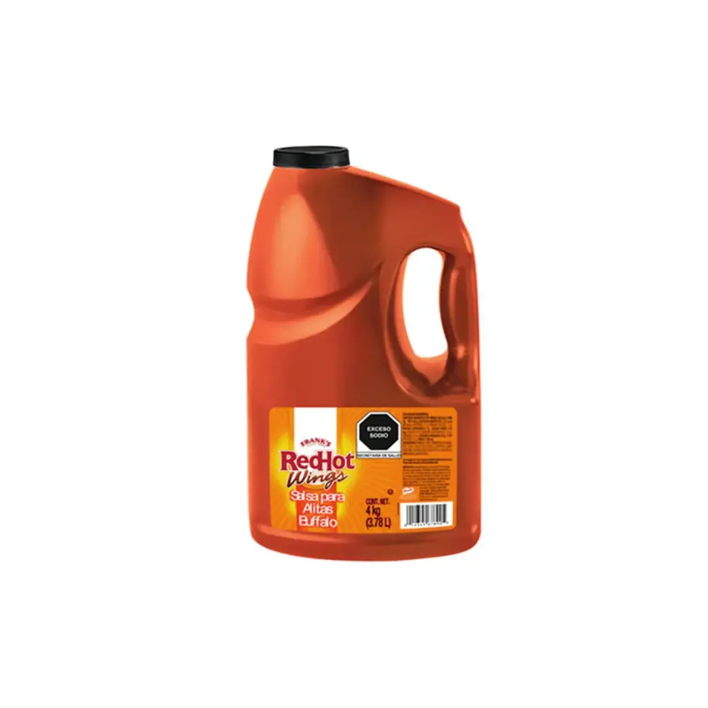 Salsa para alitas búfalo red hot Galón 4/3 